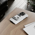 White MK4 Supra Phone Case, Retro 90s JDM Tough Cover for Car Enthusiasts
