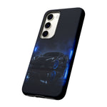 Neon Blue Sports Car C8 Phone Case | Tough Cases