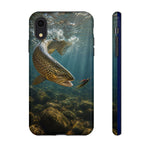Brown Trout Streamer Phone Case Freshwater Fishing Gift for Anglers