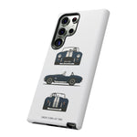 1966 Cobra Blue White Stripe Roadster Tough Phone Case Cover