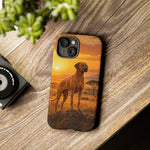 Rhodesian Ridgeback African Savanna Art Tough Phone Case