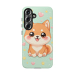 Shiba Inu Kawaii Chibi Smile Pet Dog Art Tough Phone Case