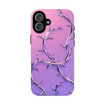 Chrome Thorn Vine Phone Case Vaporwave Tough Cover