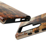German Wirehaired Pointer Autumn Art Tough Phone Case