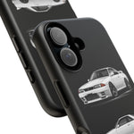 R32 Skyline Phone Case White, Three-View Vector Cover, Gift GTR Fans