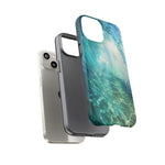 Ocean Wave Tunnel Tough Case | Turquoise Surf Phone Cover