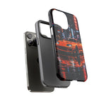 Orange Supra Phone Case, Neon City Night JDM Sports Car Tough Cover