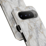 White Marble Pattern Phone Case | Tough Cover
