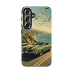 Vintage Olds 442 Convertible Coastal Drive phone case