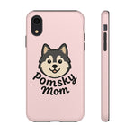 Pomsky Mom Phone Case | Cute Dog Illustration