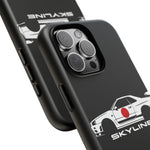 R34 Skyline Japanese Flag Race Car Phone Case | JDM GT-R Tough Cover
