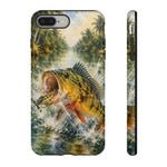 Peacock Bass Fishing Phone Case Angler Tough Cover Gift Art