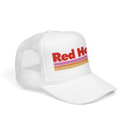 Red Hook Brooklyn NYC Retro Trucker Hat Vintage 70s Stripe Foam Snapback New York Streetwear