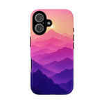 Pastel Mountain Haze Vaporwave Art Tough Phone Case