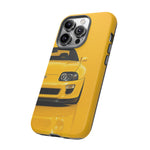 Yellow Supra Phone Case, MK4 90s JDM Legend Tough Protective Cover for Men