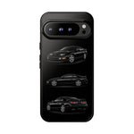 Black 300ZX Sports Car Tough Phone Case - Multi View