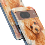 Miniature Poodle Whimsical Watercolor Art Tough Phone Case