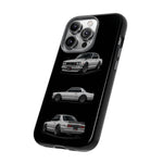 Silver Hakosuka Skyline Classic Sports Car Tough Phone Case for JDM Fans