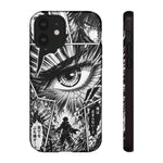 Manga Speed Lines Art Tough Phone Case
