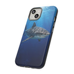Tiger Shark Phone Case, Dappled Blue Water Tough Cover