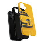 Yellow Supra Phone Case, MK4 90s JDM Legend Tough Protective Cover for Men
