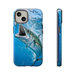 Spanish Mackerel Strike Phone Case Saltwater Fishing Gift for Anglers