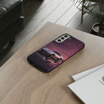 Soft White C3 Corvette Mauve Sky Phone Case