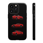 Red 370Z Sports Coupe Tough Phone Case for JDM Enthusiasts
