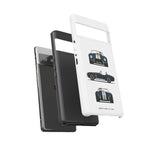 1966 Cobra Blue White Stripe Roadster Tough Phone Case Cover