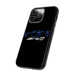 Blue C8 ZR1 Phone Case for Supercar Enthusiasts