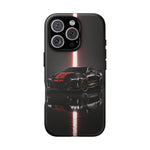 Camaro ZL1 Phone Case, Black Red Racing Stripe Studio Cover, Gift