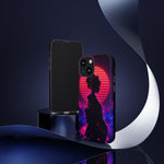 Neon Geisha Silhouette Phone Case | Tough Cover