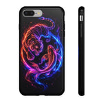 Neon Tiger and Koi Phone Case | Tough Case