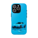RX-7 Cyan Studio Phone Case Studio Color Match Car Art