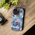 Chrome Metallic Swirl  Art Tough Phone Case