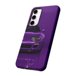 Purple Supra Phone Case, MK4 90s JDM Legend Tough Protective Cover for Men