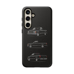Black Silverado Classic Pickup Tough Phone Case for Chevy Truck Fans