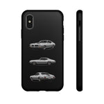442 Phone Case Silver, Three-View Vector Tough Cover