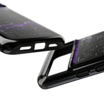 R33 Skyline Infographic Phone Case, Purple Spec Sheet Cover