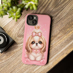 Shih Tzu Princess Kawaii Chibi Puppy Pet Dog Art Tough Phone Case