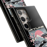 R34 Skyline GT-R Sakura Mountain JDM Tough Phone Case Gift