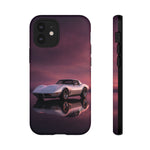 Soft White C3 Corvette Mauve Sky Phone Case