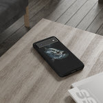 Tarpon Fishing Phone Case, Saltwater Portrait Black Cover, Gift