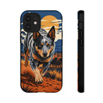 Blue Heeler Australian Cattle Dog Art Tough Phone Case