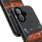 Orange C6 Neon Car Meet Tough Phone Case
