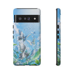 Copy of Silver Butterflies Tough Case | Blue Sky Water Droplets Phone Cover