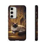 Birman Cat Sacred Temple Silk Art Tough Phone Case