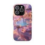 Floating Pool Deck Phone Case, Pastel Cloud 3D Render Cover