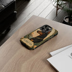 Doberman Art Deco 'La Dolce Vita' Phone Case | Vintage Dog Design