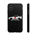 R34 Skyline Japanese Flag Race Car Phone Case | JDM GT-R Tough Cover